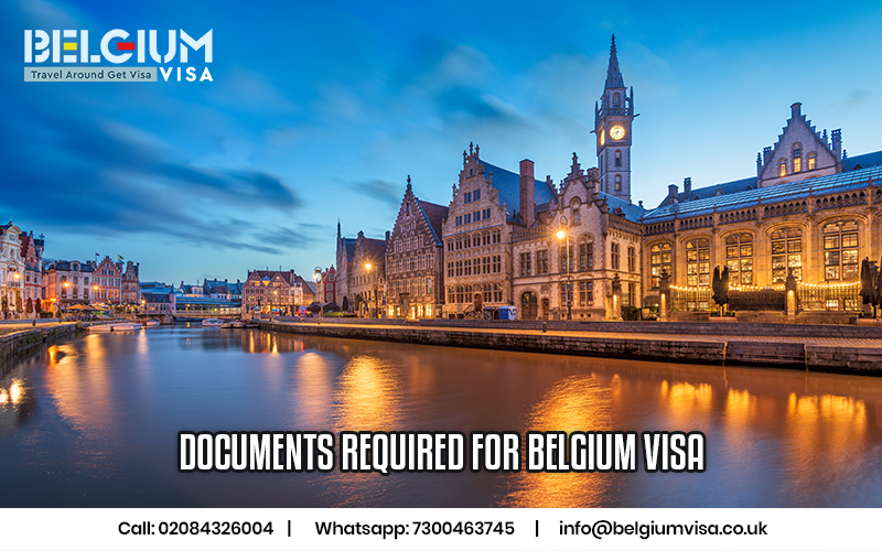 document6s required for Belgium visa